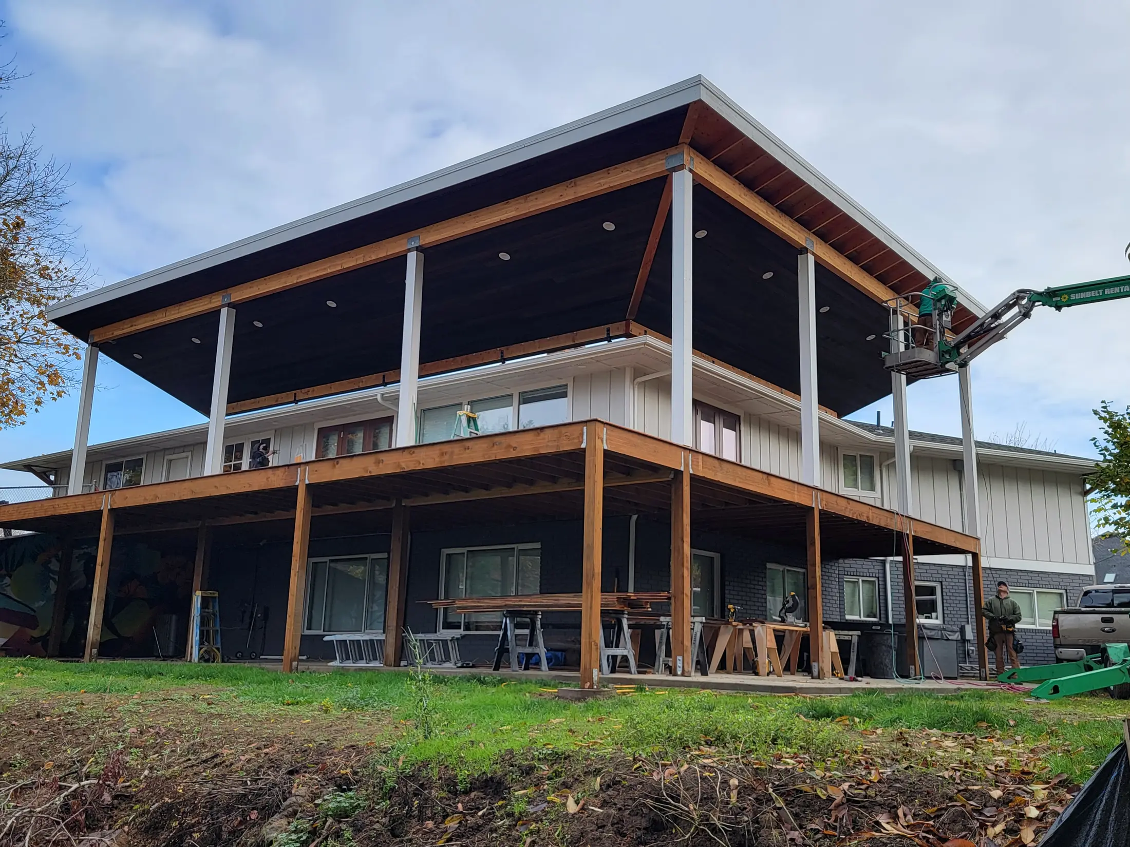 CRM Services project photo — deck during