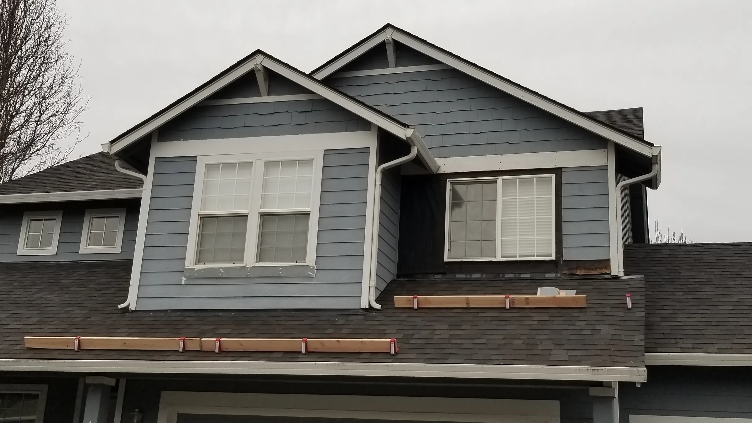 Install: Dormers nearly closed up