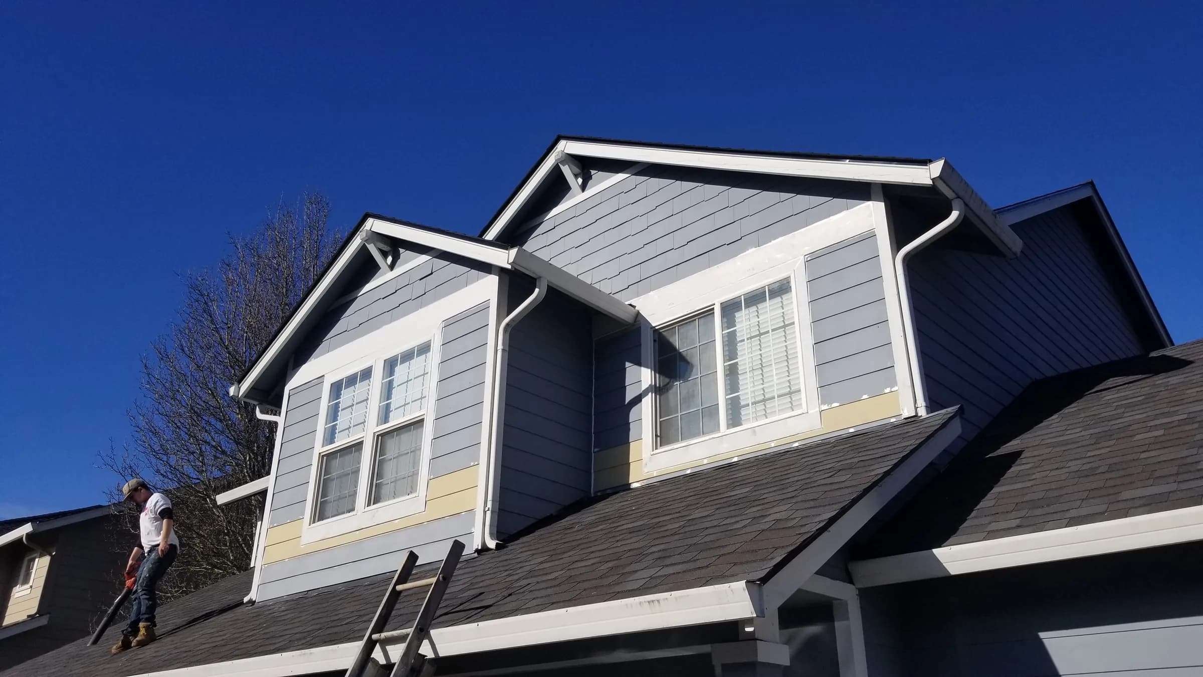 Done: The dormers closed up and sealed